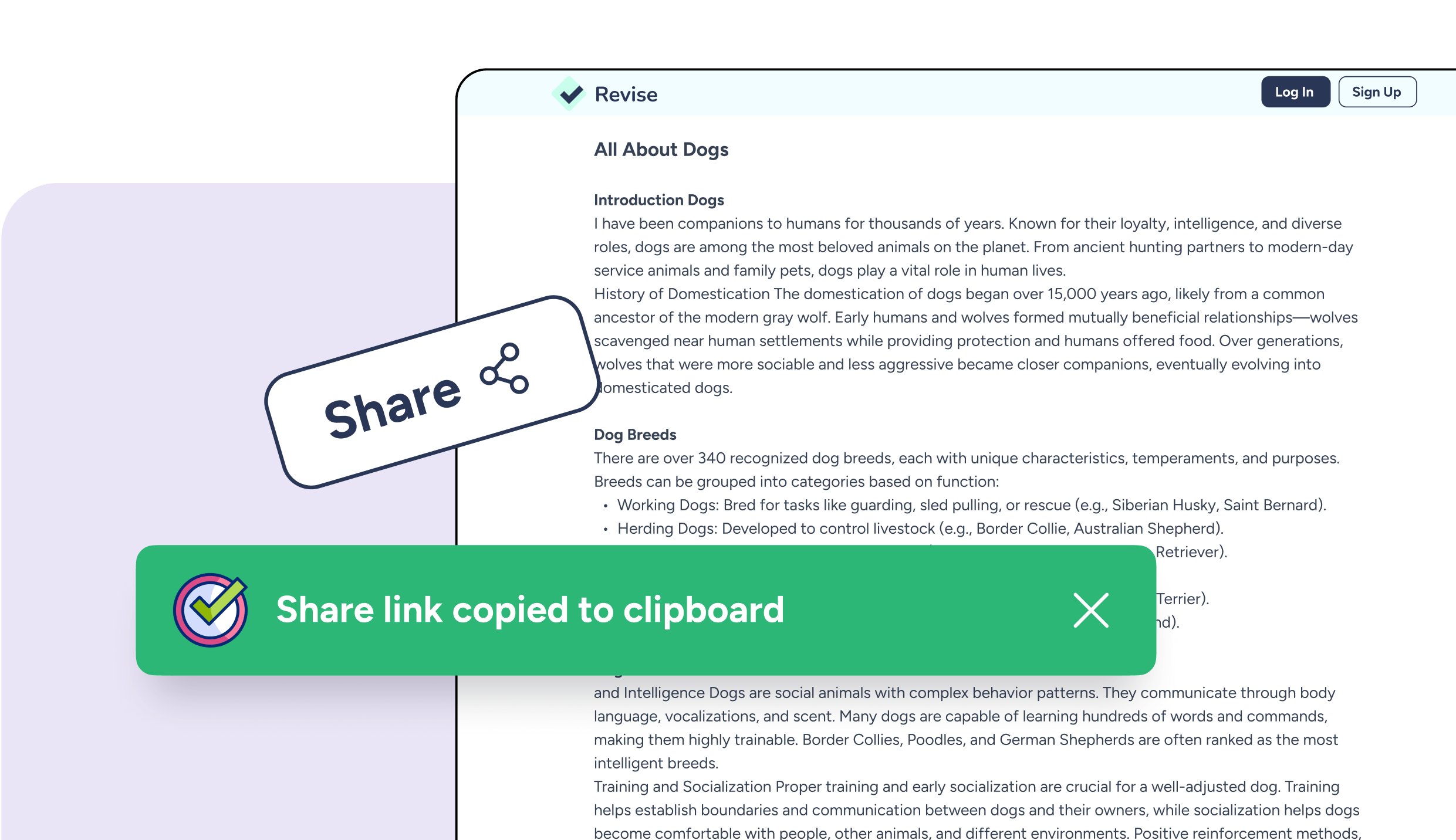 Easy Document Sharing